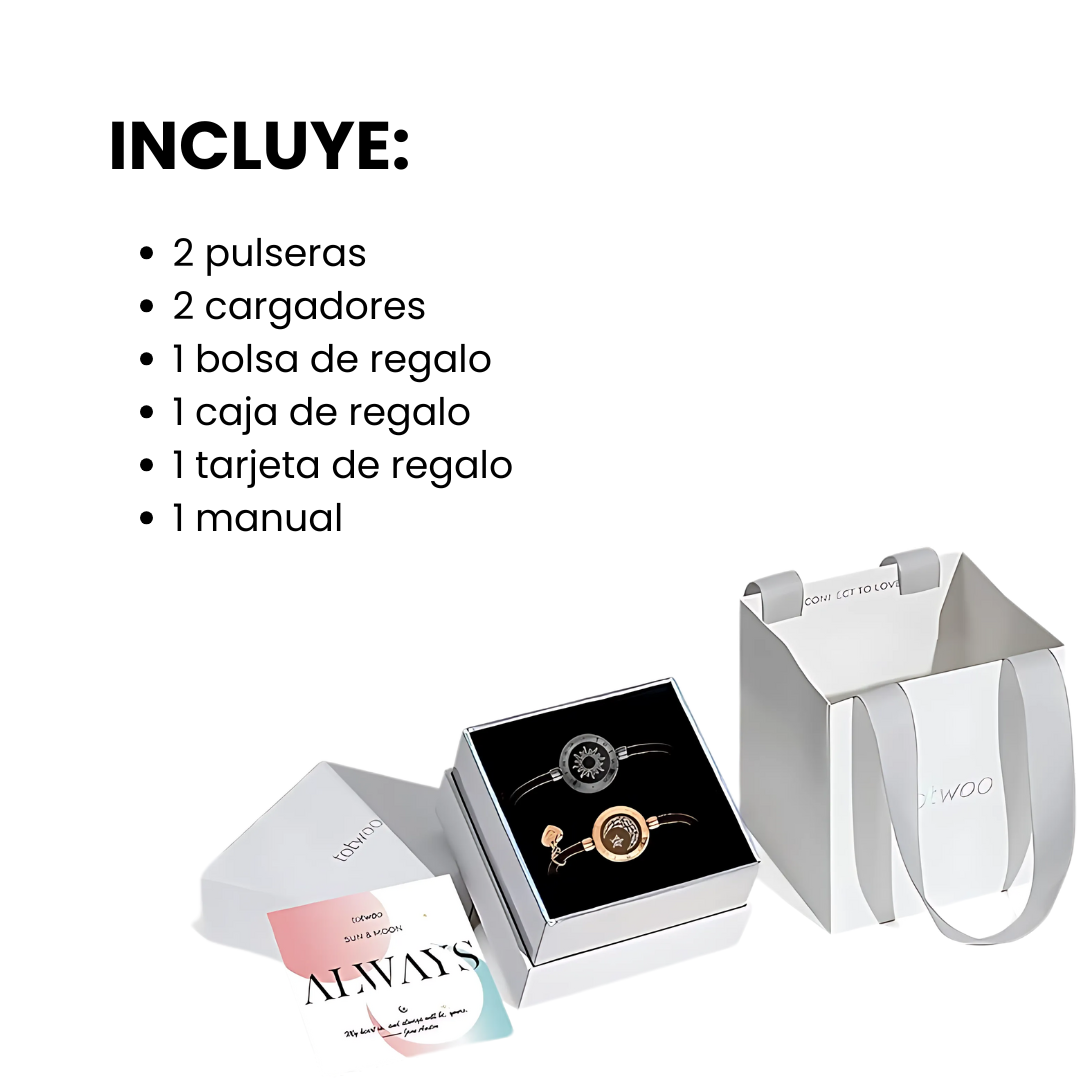 Especial Black Sale | Pulseras Originales LovePulse Amor Siempre Conectadas - 75% de DCTO hasta el 30 de Septiembre