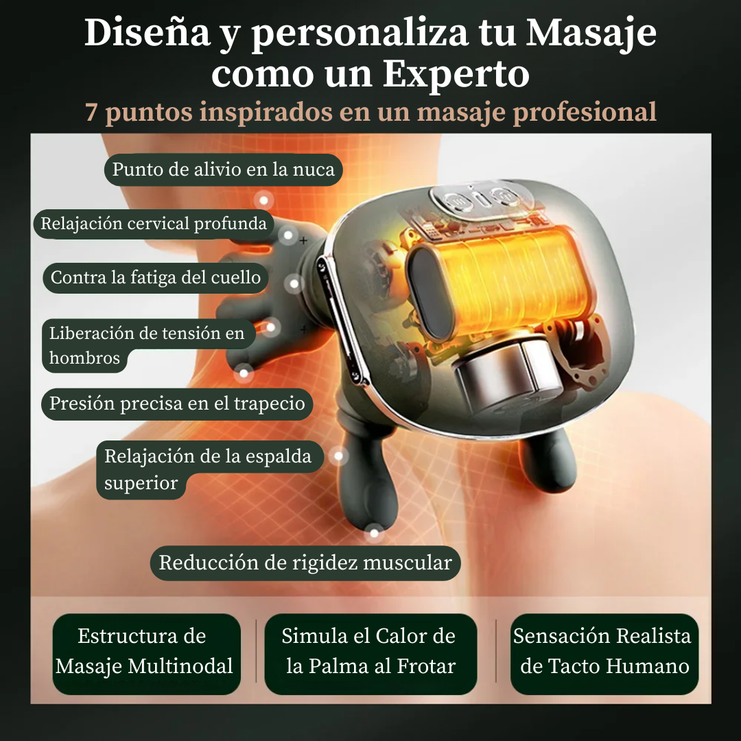 Especial BlackSale | ZenRelief™ Automasajeador profesional inalámbrico 4D | 55% Descuento Solo hasta el 30 de Septiembre⌛