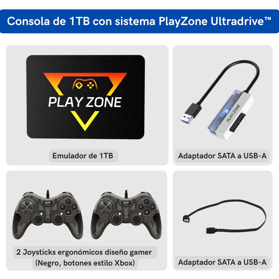 PlayZone UltraDrive™ – Consola Portátil Original de Alta Potencia | 55% de Descuento Solo hasta el 28 de Septiembre