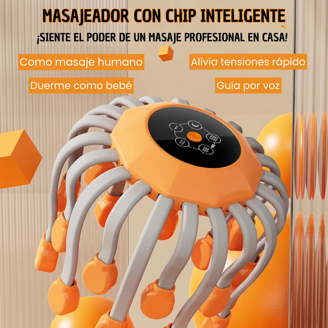 RelaxCap Pro™ - Masajeador de Cabeza Inteligente Original | 55% de Descuento Solo hasta el 30 de Septiembre