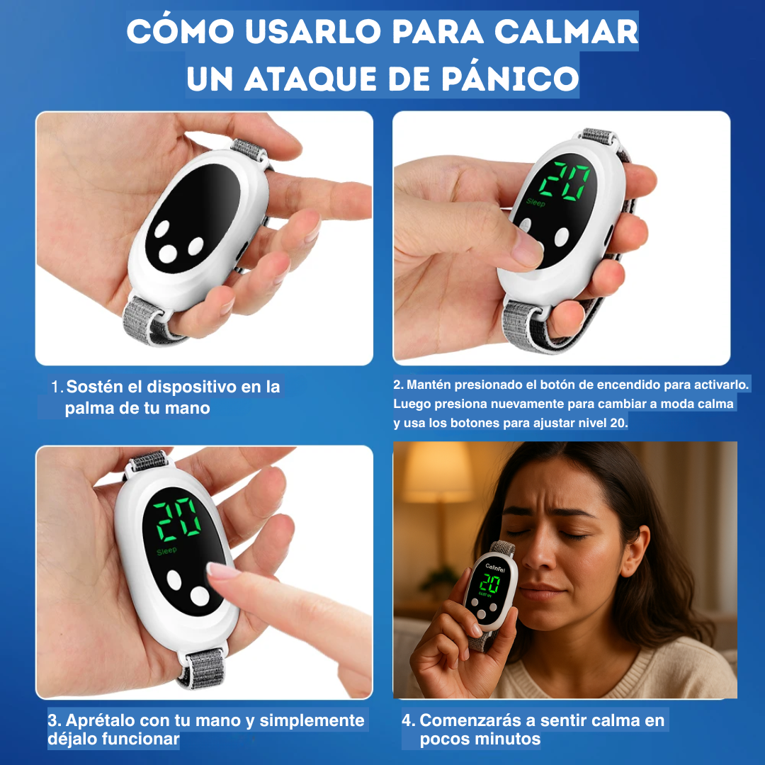 Black Sale |🧠 CalmPal™ – Dispositivo Portátil de Regulación Emocional | 55% DCTO hasta el 30 de Septiembre