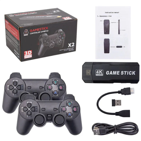 BlackSale | RetroStick Pro™ – Stick Retro de Juegos 3D + 2 Mandos Inalámbricos | Incluye hasta 128 GB + 55% Descuento Solo hasta el 30 de Septiembre⌛